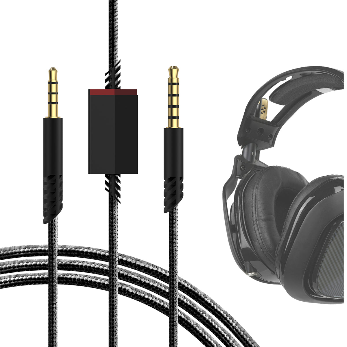 Astro Moderm Cable Geekria Gaming Audio Cable Compatible with Astro A40 tr, A40, A30, A10