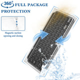 Geekria Keyboard Clear Case Protector, Acrylic Dust Cover, Magnetic Closing Dust Cover Compatible with Logitech MX Keys Mini Minimalist Wireless Illuminated Keyboard, MX Backlit Keys Mini