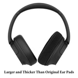 Geekria PRO Extra Thick Mesh Fabric Replacement Ear Pads for Sony WH-CH700N, WH-CH710N, WH-CH720N Headphones Ear Cushions, Ear Cups Cover Repair Parts (Black)