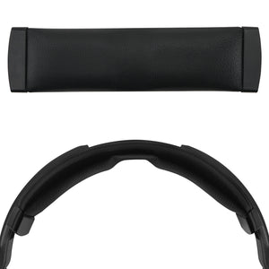 Geekria Sheepskin Headband Pad Compatible with Sennheiser HD800, HD800S, HD820, HD8XX Headphones, Replacement Band Repair Part (Black)