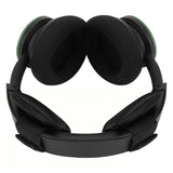 Geekria Mulberry Silk Headband Pressure Relief Pads for Headphones, Compatible with Bose QuietComfort Ultra, Skullcandy Crusher ANC 2, Logitech G733, JBL Live 780NC (Black)