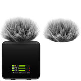 Geekria for Creators Furry Windscreen Compatible with Rode Wireless GO Gen 3 III, GO 2, PRO, ME Mic DeadCat Wind Cover Muff, Fluff Cover Windshield, Wind Noise Reduction (Grey / 2 Pack)