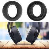 Geekria QuickFit Ear Pads Replacement for SONY PlayStation Platinum Wireless Headset, PS4 Platinum Wireless Headphones Ear Cushions, Headset Earpads, Ear Cups Cover Repair Parts (Black)