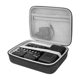 Geekria Hard Shell Travel Case Compatible with Zoom G1X FOUR, B1X FOUR, A1X FOUR, Guitar Bass Multi-Effects Processor (Dark Grey)