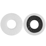 Geekria QuickFit Leatherette Replacement Ear Pads for Sony MDR-V150 V200 V250 V300 V400 ZX100 ZX110 ZX110NC ZX220BT ZX300 ZX310 ZX330BT Headphones Ear Cushions, Headset Earpads (White)