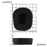 Geekria Sport Cooling-Gel Replacement Ear Pads for BlueParrott B450/S450 XT Noise Cancelling Headphones Ear Cushions, Repair Parts (Black)