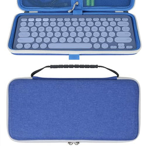GEEKRIA K380 Wireless Keyboard Case, Hard Shell Travel Carrying Bag, Compatible with Logitech K380