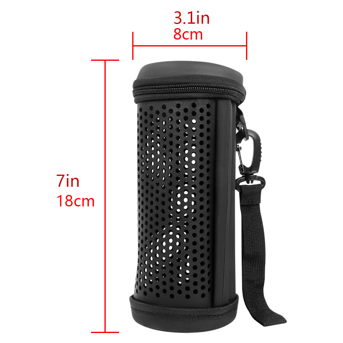 Geekria Pendant Speaker Case Cover, Compatible with JBL FLIP 5 Case, P