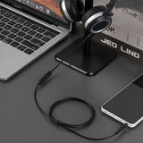 Geekria Audio Cable with Mic Compatible with AKG K451, K452, Q460, K480, K430, K450 Headphones, 2.5mm to 3.5mm Replacement Stereo Cord with Inline Microphone and Volume Control (4 ft/1.2 m)