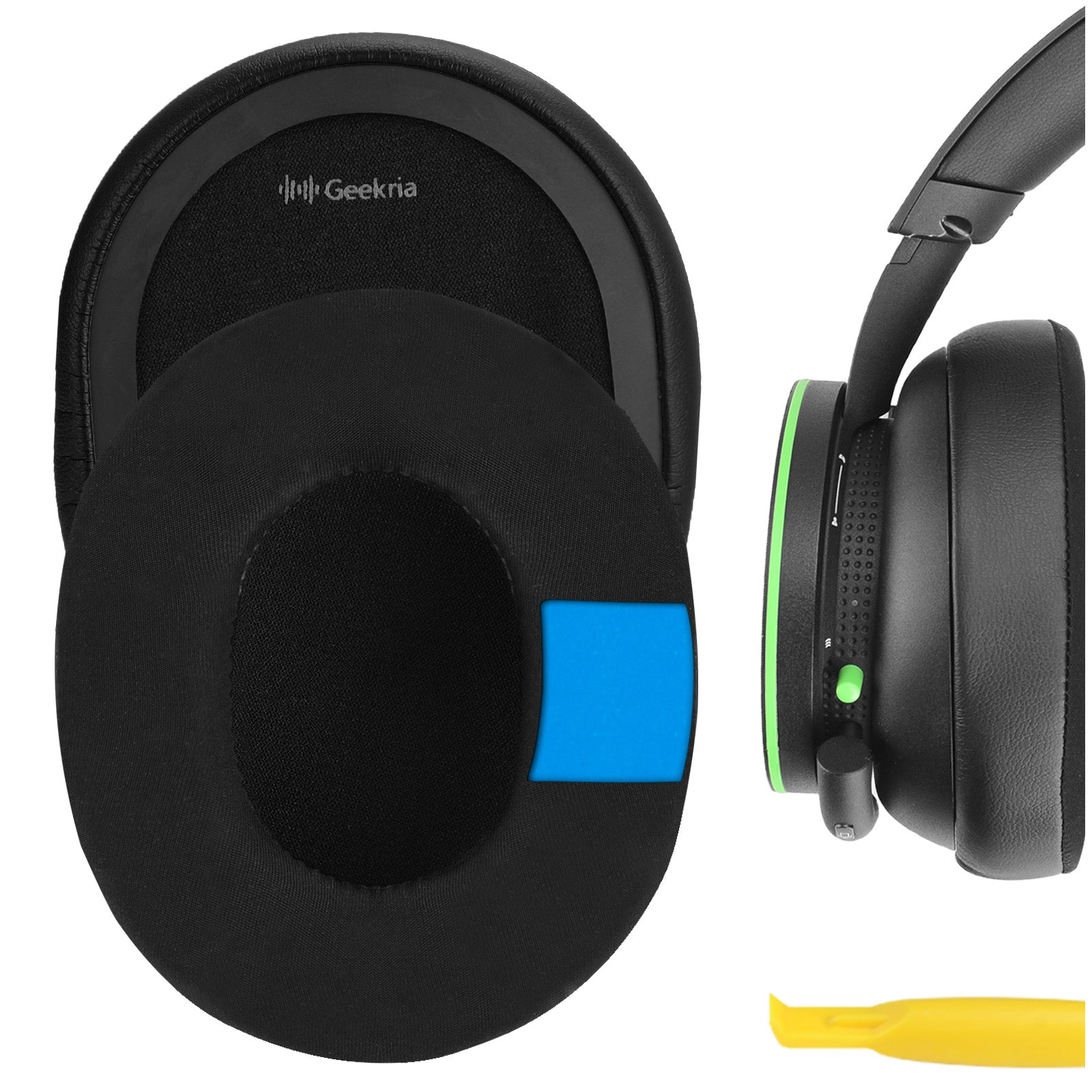 Geekria Sport Cooling Gel Replacement Ear Pads for Microsoft Xbox Wire