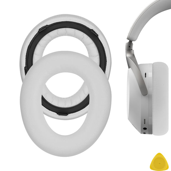 Geekria Replacement Ear Pads for Beyerdynamic AVENTHO 300 Headphones Ear Cushions, Repair Parts (White)