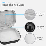 Geekria PRO Rugged Headphones Case Compatible with Bose QC Ultra II/SE/45/35 II Gaming Headset, Hard Shell, Durable, Multi-Layer Protection Travel Carrying Bag (Black)