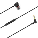 Geekria Wired Stereo to Mono In-Ear Single Earbud with Mic, One Ear Headphone with Microphone, 3.5mm Headphone Jack Compatible with Android Devices (Black)