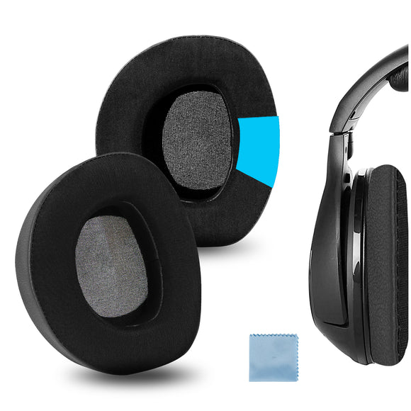 Geekria Sport Cooling-Gel Replacement Ear Pads for Sennheiser RS160, HDR160, RS170, HDR170, RS180, HDR180 Headphones Ear Cushions, Headset Earpads, Ear Cups Cover Repair Parts (Black)