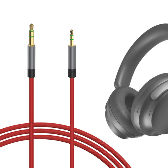 Geekria Audio Cable Compatible with Bose QuietComfort Ultra, QuietComfort SE, QC 45, QC 35 II, QC 35, QC 25 Headphones, 1/8