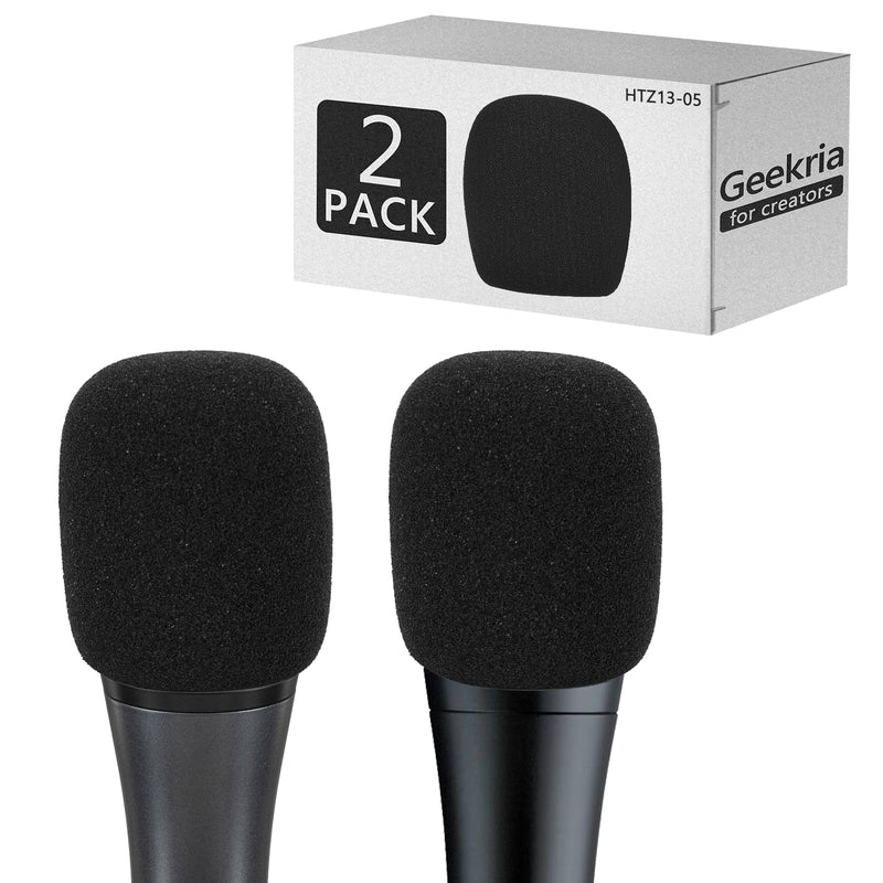 Geekria for Creators Foam Windscreen Compatible with Sennheiser E 935, E 945, E 835, E 845-S Microphone Antipop Foam Cov