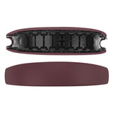 Geekria Sheepskin Headband Pad Compatible with Bowers & Wilkins Px8 /Px7 S3/ Px7 S2/ Px7 S2e (Not Compatible with Px7) Headphones, Replacement Band Repair Part (Royal Burgundy)