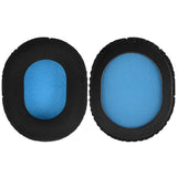 Geekria Comfort Velour Replacement Ear Pads for Sennheiser HD8 DJ Headphones Ear Cushions, Headset Earpads, Ear Cups Cover Repair Parts (Black)