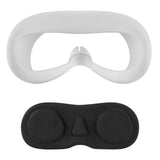 Geekria Sweat Proof Silicone Face Cover Pad Compatible Pico Neo 3 with Protective Lens Cover Accessories ,Replacement Accessories Fit for Pico Neo 3,Washable Lightproof Anti-Leakage (White)