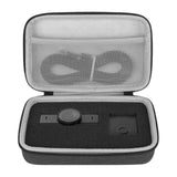 Geekria Webcam Carrying Case Compatible with Logitech MX Brio Ultra HD 4K Streaming Webcam Replacement Hard Shell Travel Carrying Bag with Cable Storage (Dark Grey)