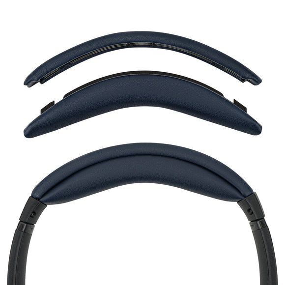 Geekria Protein Leather Headband Pad Compatible with Bose SoundLink AE2, QC25 Headphones, Replacement Band Repair Part (Blue)