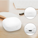 Geekria Silicone Case Cover Compatible with Soundcore by Anker P20i, p 20i True Wireless Earbuds, Protective Earphones Charging Port Accessible, Front LED Visible (White)