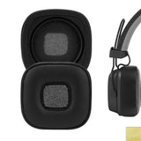 Geekria QuickFit Replacement Ear Pads Compatible with Marshall Major V On-Ear Headphones, Repair Parts (Black)