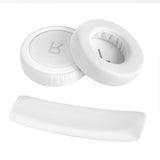 Geekria Earpad + Headband Compatible with AKG K845BT, K845, K545, Headphone Replacement Ear Pad + Headband Pad / Ear Cushion + Headband Cushion / Repair Parts Suit (White)