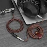 Geekria Apollo 6NOCC 4.4mm Balanced Cable Single Crystal Copper Upgrade Extension cord, 4.4mm Male to Female Replacement Cord for HiFi Headset (4.9ft / 1.5m)