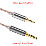 Geekria Apollo Silver-Plated Upgrade Audio Cable Compatible with Bose QC45, Sennheiser Momentum 5, JBL Tune 770NC Headphones, 3.5mm Replacement Headphones Cord (4.9ft/1.5m)