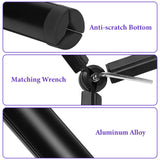 Geekria Metal Mini Tripod for Action Camera, Desktop Tabletop Stand Compact, Portable Travel, Compatible with DJI Osmo Pocket 3, Action 5 Pro Camera (Small / Black)