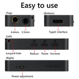 Geekria USB-C Portable Headphone AMP, 4.4mm Balanced Output and 3.5mm Stereo Output, Mini Hi-Fi DAC Dual Chip CS43131, Support up to 384KHz/32bit