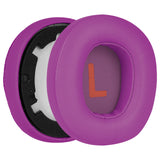 Geekria QuickFit Replacement Ear Pads for JBL JR460 Headphones Ear Cushions, Headset Earpads, Ear Cups Cover Repair Parts (Purple)