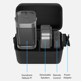 Geekria Hard Shell Travel Case Compatible with Soundcore Nebula P1, Portable Outdoor 4K Projector Carrying Bag (Black)