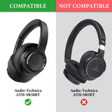 Geekria Replacement Ear Pads for Audio-Technica ATH-SR50BT (Not Compatible with ATH-SR5BT) Headphones Ear Cushions, Repair Parts (Gold)