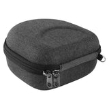 Geekria Shield Headphones Case Compatible with Bose QuietComfort Ultra, QuietComfort 45, QC35 II, QC35, QC25, QCSE Case, Replacement Hard Shell Travel Carrying Bag with Cable Storage (Dark Grey)