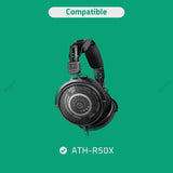 Geekria Apollo Silver-Plated Upgrade Audio Cable Compatible with ATH-R50x Headphones, 3.5mm (1/8'')/6.35mm (1/4'') to 2.5mm Replacement Headphones Cord for Desktop Amplifier (8.2ft / 2.5m)