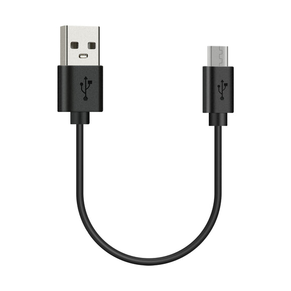 Geekria Micro-USB Headphones Short Charger Cable Compatible with AfterShokz Shokz AS650 AS650SG AS650CR Charger, USB to Micro-USB Replacement Power Charging Cord (1 ft / 30 cm)