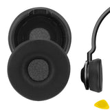 Geekria QuicFit Replacement Ear Pads for Jabra Engage55/65/75 Headphones Ear Cushions, Repair Parts Do Not Fit Engage 50 (Black)