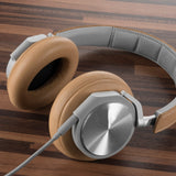 Geekria Audio Cable with Mic Compatible with B&O H95, HX, Portal, H9 3rd Gen, H9i, H8i Cable, 3.5mm Aux Replacement Stereo Cord with Inline Microphone and Volume Control (4 ft/1.2 m)