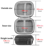 Geekria Shield Earbuds Case Compatible with Soundcore by Anker P41i, P40i, P30i, Liberty 5, 4 Pro True Wireless Earbuds, Replacement Hard Shell Travel Carrying Bag (Dark Grey)