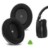 Geekria Comfort Mesh Fabric Replacement Ear Pads for HyperX Cloud Orbit S Headphones Ear Cushions, Repair Parts (Black)
