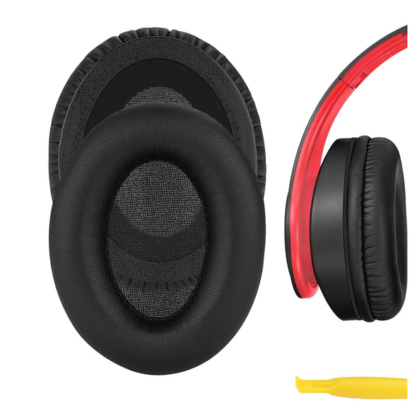 Geekria QuickFit Replacement Ear Pads for Mpow 059 Headphones Ear Cushions, Headset Earpads, Ear Cups Cover Repair Parts (Black)