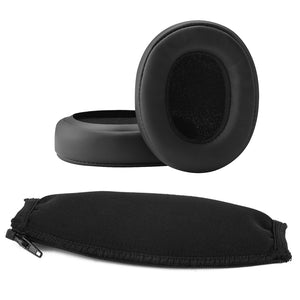 Geekria Earpad and Headband Cover Compatible With Skullcandy Crusher Wireless, Crusher Evo Wireless, Hesh 3 Ear Cushion + Headband Protector / Repair Parts / Easy DIY Installation No Tool Needed