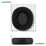 Geekria Comfort Protein Leather and Velour Replacement Ear Pads for Turtle Beach Stealth 700 Gen 1/ 600/ 500/ 400/ 300, 500X, 700X, 420X, XP500 Headphones Ear Cushions (Black)