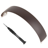 Geekria Plastic Headband Pad Compatible with Beats Studio Pro Headphones, Replacement Band Repair Part (Dark Coffee)