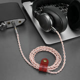Geekria Apollo Silver-Plated Upgrade Audio Cable Compatible with Bose QC45, Sennheiser Momentum 5, JBL Tune 770NC Headphones, 3.5mm Replacement Headphones Cord (4.9ft/1.5m)