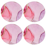 Geekria 2 Pairs Flex Fabric Headphones Ear Covers - Product Safety Certified - Washable & Stretchable Earcup Protectors for On-Ear Headsets, Sweat Pads for Gym, Meeting (Size S/ Pink Marble)