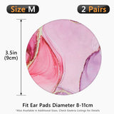 GEEKRIA 2 Pairs Medium Flex Fabric Washable Headphone Covers