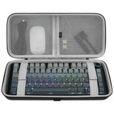 Geekria 75% 84-Key Gaming Keyboard Case, Hard Shell Travel Carrying Bag, Compatible with Keychron K2 / K2 HE, Logitech POP Keys / MX Mechanical Mini, Aula F75 Pro / F75 75% (Extra Space)
